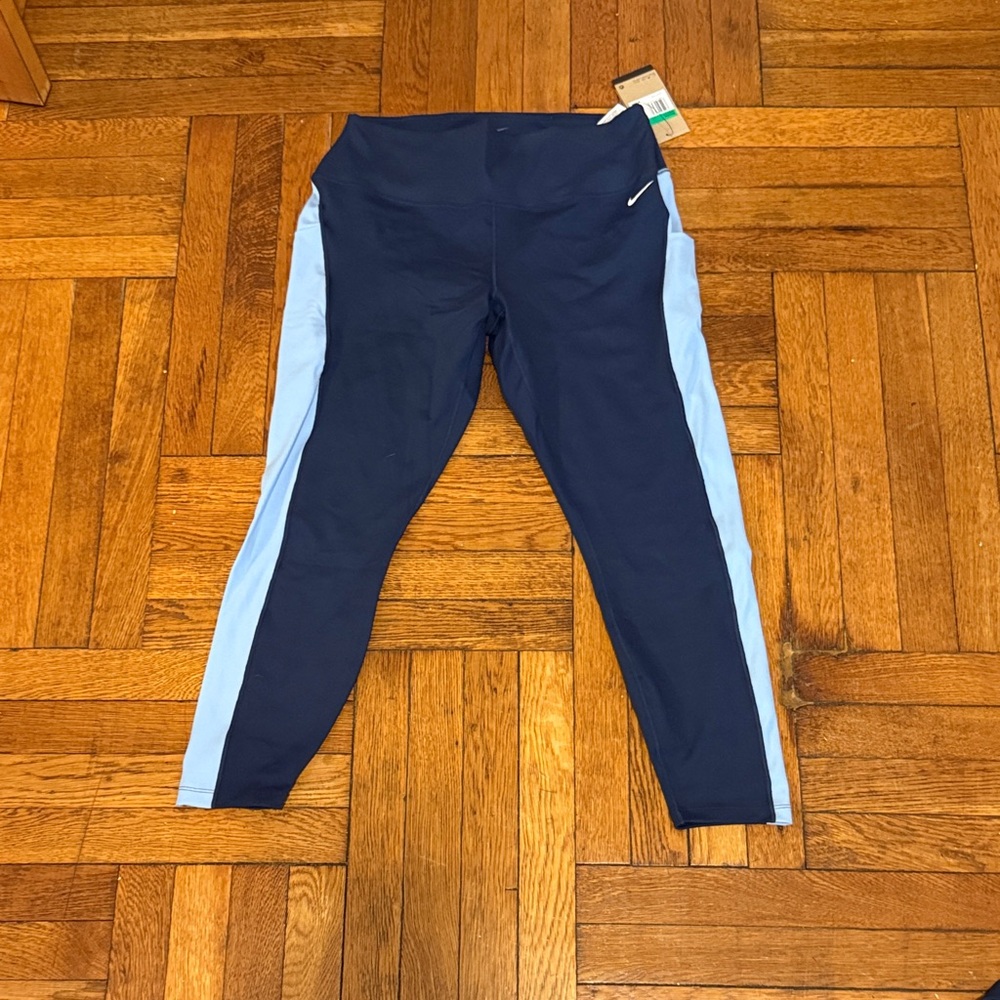 Women’s Navy and Light Blue Leggings